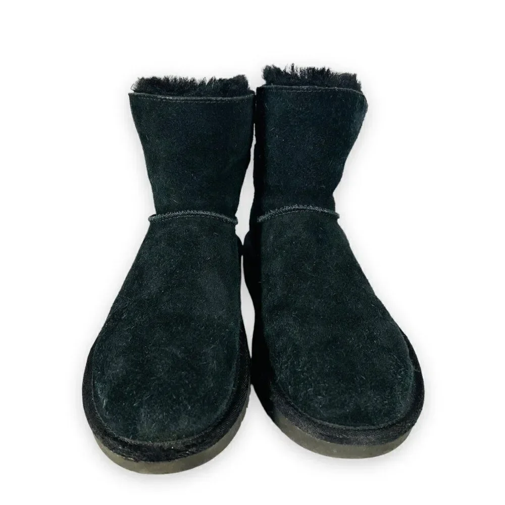 Koolaburra by UGG Remley‎ Mini Suede Boots Black 1105809 Women's 6